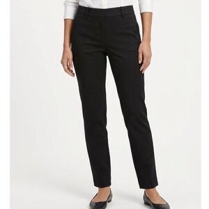 Banana‎ Republic Sloan Black Slim Fit Dress Pants Womens 4P Petite Bi-Stretch